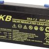 BATTERIA PIOMBO RICARICABILE SKB 6V 7.2Ah FASTON 4.8mm