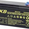 BATTERIA PIOMBO RICARICABILE SKB 12V 6Ah FASTON Neg 4.8mm Pos 6.3mm