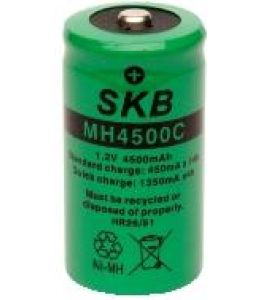 Batteria Ni-Mh C (Mezza Torcia) 1,2V 4500 mAh SKB Polo Consumer