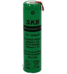 BATTERIA RICARICABILE SKB AL NI-MH CILINDRICA - 4/3A (7/5A) - 1,2V 4000mAh