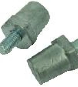 COPPIA POLO CONICO PER BATT.VITE M6 (2PCS)