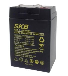 BATTERIA AL PIOMBO 4V 6.0AH SKB SK4-6.0