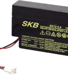 BATTERIA PIOMBO RICARICABILE SKB 12V 0,8Ah Cavo + connettore JST