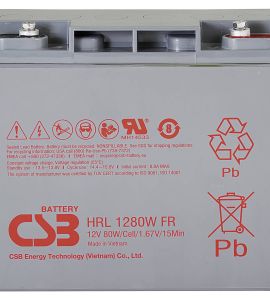 BATTERIA AL PIOMBO CSB HRL1280W PER AVVIATORI