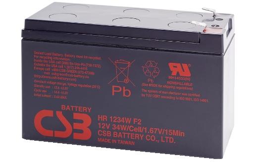 BATTERIA AL PIOMBO RICARICABILE 12 VOLT CSB HR1234W