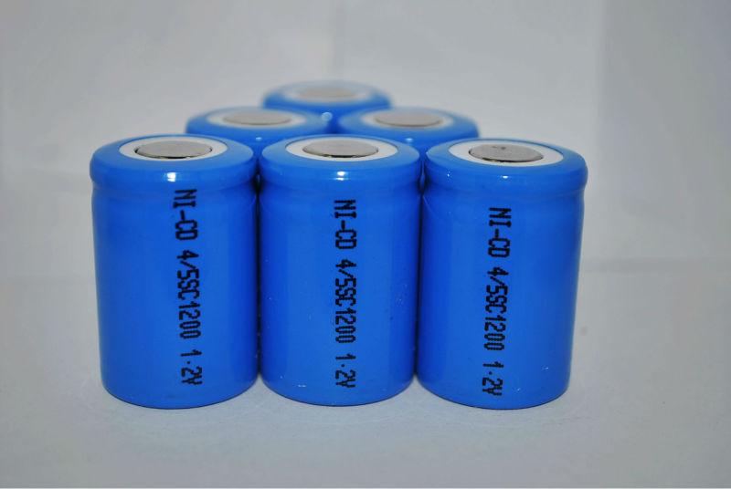Batteria Ni-Cd 1.2V1400mAH FORMATO 4/5SC