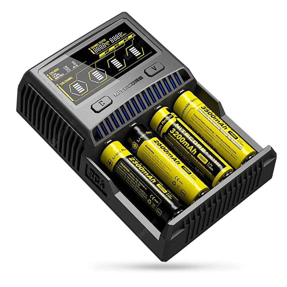 Caricabatterie Nitecore SC4 Universale Ultrarapido