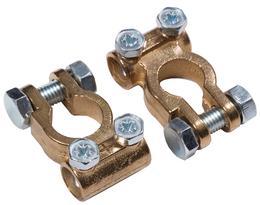 COPPIA MORSETTI BATTERIA 25mm DI TIPO CANOTTO