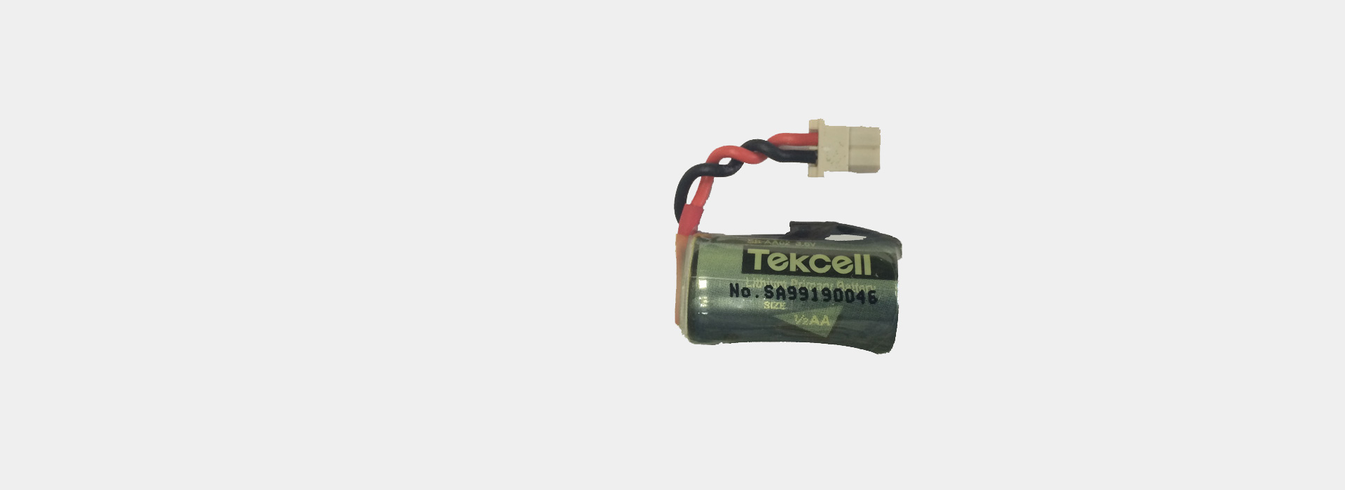 Batteria Litio 1/2AA 3.6V con connettore molex 5264 2 poli